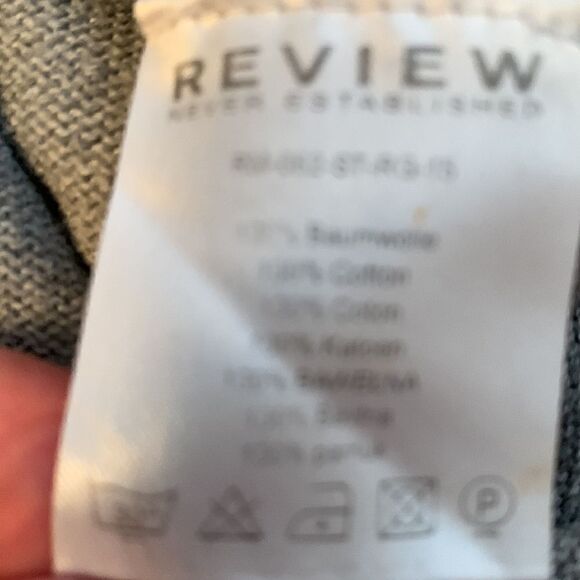 REVIEW HAWKS Never Estsblishment Gray Jacket Size L - Picture 4 of 9